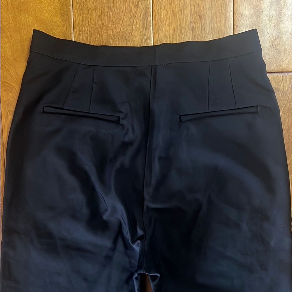 Love Tree Black Flare Boot Cut Mid-Rise Pants Size M Work Office Classic - Picture 4 of 10
